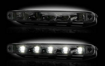 All Jeeps (Universal), All Vehicles (Universal) Recon LED Daytime Running Lights w White LEDs & Rectangular Shaped Housing aka 