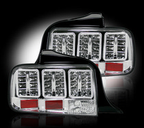 Ford Mustang 05-09 Recon LED Tail Light Set - Clear Lens