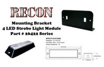 All Jeeps (Universal), All Vehicles (Universal) Recon L Bracket Single Head for 26422 LED Strobe Light