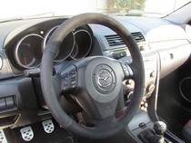 03-13 Mazda 6 Redline Accessories Steering Wheel Cover