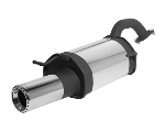 01-02 Mitsubishi Lancer Evolution VII 2.0L Remus Mufflers - Turbo Design Rear Muffler w/ Exhaust Tip (4.53 inch)