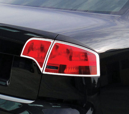 06-08 Audi A4 Restyling Ideas Tail Light Bezels - ABS Chrome