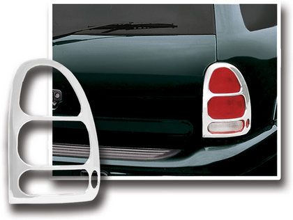 96-00 Chrysler Town And Country Restyling Ideas Tail Light Bezels - ABS Chrome