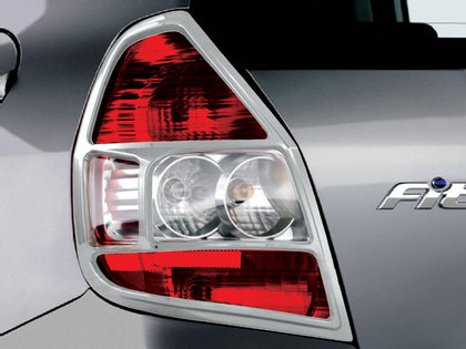 07-08 Honda Fit Restyling Ideas Tail Light Bezels - ABS Chrome