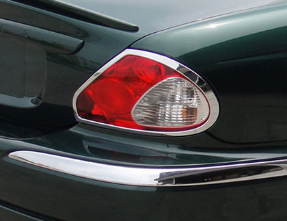 01-08 Jaguar X-type Restyling Ideas Tail Light Bezels - ABS Chrome