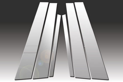 11-15 BMW 5 Series Restyling Ideas Pillar Post Trims - Mirror Finish