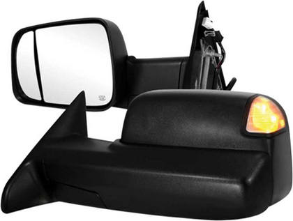 13-13 Dodge Ram Restyling Ideas Towing Mirrors with Left Temperature Sensor LED Turn Signal& Puddle Light Power Heated
