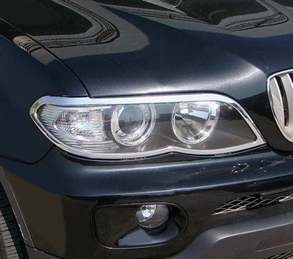 04-06 BMW X5 Restyling Ideas Head Light Bezel - ABS Chrome