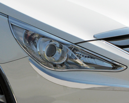 11-13 Hyundai Sonata Restyling Ideas Head Light Bezel - ABS Chrome
