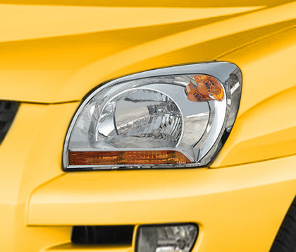05-08 Kia Sportage Restyling Ideas Head Light Bezel - ABS Chrome