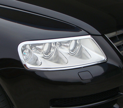 04-10 Volkswagen Touareg Restyling Ideas Head Light Bezel - ABS Chrome