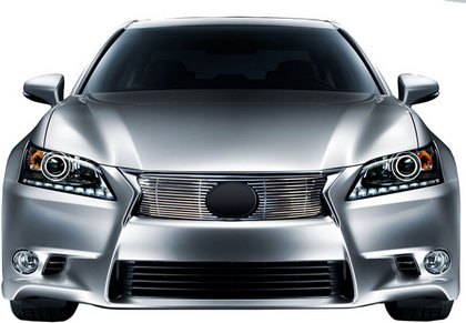 13-13 Lexus GS350 Restyling Ideas Grille Insert - Chrome Stainless Steel Billet, Top