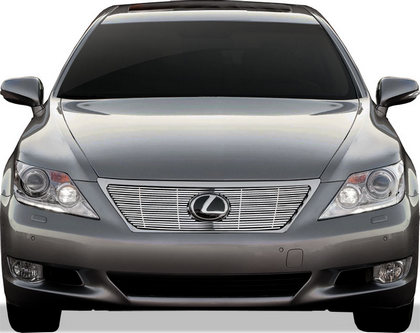 10-13 Lexus LS460 Restyling Ideas Grille Insert - Chrome Stainless Steel Billet, Top