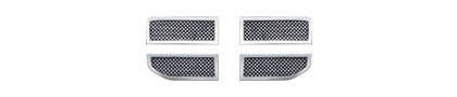 07-12 Dodge Nitro Restyling Ideas Grille - Perimeter Woven Mesh, Chrome Stainless Steel, Top