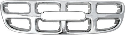 00-03 Isuzu Rodeo Restyling Ideas Grille Overlay - ABS Chrome