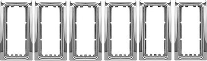 93-98 Jeep Cherokee Restyling Ideas Grille Overlay Insert - ABS Chrome