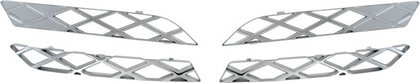 11-12 Toyota Corolla Restyling Ideas Grille Overlay - ABS Chrome