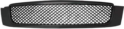 00-05 Cadillac Deville Restyling Ideas Replacement Grille - ABS Chrome, Mesh Style, Glossy Black