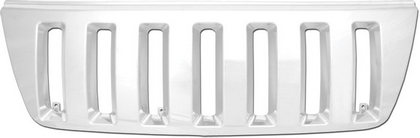 99-04 Jeep Grand Cherokee Restyling Ideas Replacement Grille - Vertical Bar Style, ABS Chrome