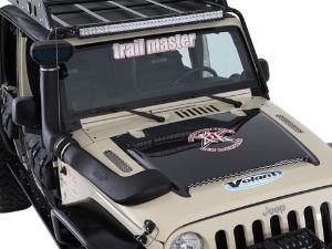 13-15 Jeep Wrangler RK Sport Ram Air Hood - Carbon Fiber Blister