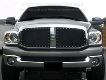 06-08 Dodge Ram 1500 Royalty Core RC1 Classic Grille - Triple Chrome Plated