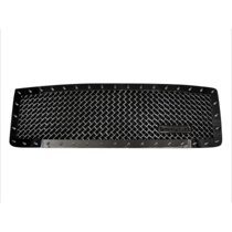 11-14 GMC Sierra HD 2500/3500 Royalty Core RC1 Classic Grille - Chrome, 10.0 Power Mesh, Diamond Crimp and Polished T304 Stainless Steel