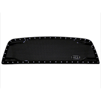 02-05 Dodge Ram 1500 Royalty Core RC2 Twin Mesh Grille - Black 2-Tone RC2 Badge-Removable and Changeable with Other Logos