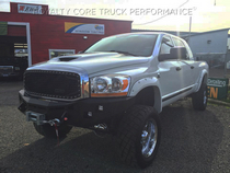 06-08 Dodge Ram 1500 Royalty Core RC2 Twin Mesh Grille - RC2 Twin Mesh Design with Polished Gloss Black Frame