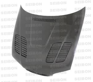 01-05 BMW M3 Series 2Dr (E46) Seibon GTR Style Hood (Carbon Fiber)