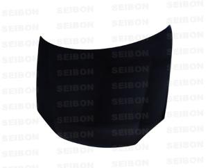06-09 Volkswagen Golf GTI (1K Or MK5) (Shaved Emblem) Seibon OEM Style Hood, Shaved (Carbon Fiber)
