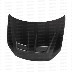 10-11 Volkswagen Golf GTI (5K Or MK6) (Shaved Emblem) Seibon DV Style Hood (Carbon Fiber)