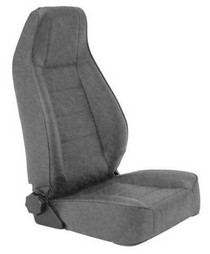 76-02 CJ & Wrangler Smittybilt Factory Style Replacement Seat - Denim Gray