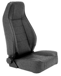 76-02 CJ & Wrangler Smittybilt Factory Style Replacement Seat  - Denim Black
