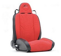 76-11 CJ YJ TJ & JK (Wrangler) Smittybilt XRC Suspension Seat Left Side Red/Black