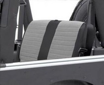 80-95 Wrangler Smittybilt XRC Rear Seat Cover - Gray/Black 