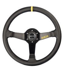 All Cars (Universal), All Jeeps (Universal), All Muscle Cars (Universal), All SUVs (Universal), All Trucks (Universal), All Vans (Universal) Sparco 325 Steering Wheel - Suede (Black)