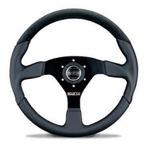 All Cars (Universal), All Jeeps (Universal), All Muscle Cars (Universal), All SUVs (Universal), All Trucks (Universal), All Vans (Universal) Sparco Lap 5 Steering Wheel -  (Black / Black / Black)