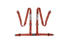 Universal Sparco SPA Harness & Belt Accessories - Belt 2 Inch Red 4Pt Bolt-In