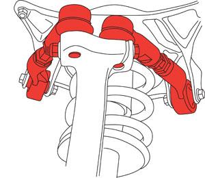 2019-2024 Audi A6 Quattro, 2019-2025 Porsche Cayenne SPC Control Arms - Left