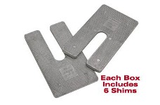 Universal SPC AL Shims - Performance AL SHIMS 4X6.5X1 deg.(6)