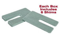 Universal SPC Zinc Shims - Performance ZINC SHIMS 4x6.5x2.0 deg.
