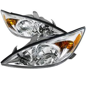 02-04 TOYOTA CAMRY EURO HEADLIGHTS CHROME HOUSING Spec D Euro Headlights (Chrome)