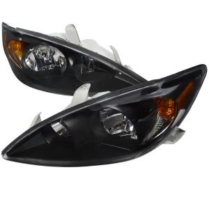 02-04 TOYOTA CAMRY 02-04 TOYOTA CAMRY HEADLIGHTS - BLACK Spec D Euro Headlights (Black)