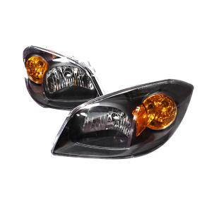 05-10 Chevrolet COBALT CRYSTAL HOUSING HEADLIGHTS BLACK Spec D Crystal Euro Headlights (Black)