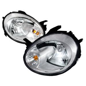 03-05 DODGE NEON CRYSTAL HOUSING HEADLIGHTS CHROME Spec D Crystal Euro Headlights (Chrome)