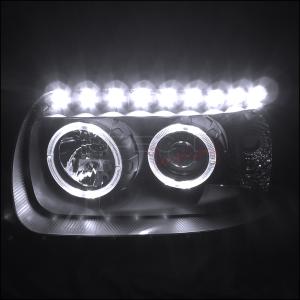 2005-2007 Ford Escape Models Only Spec D Dual Halo LED Projector Headlights