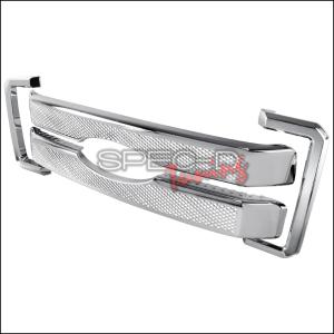 2011-2016 Ford F250 Superduty Models Only, 2011-2016 Ford F350 F450 F550 Superduty Models Only Spec D Front Hood Grille Cover Chrome