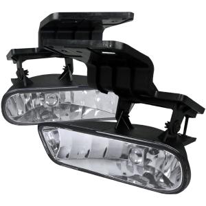 99-02 Chevrolet SILVERADO FOG LIGHT KIT CLEAR LENS WITHOUT WIRE KIT Spec D Fog Lights without Wiring Harness (Clear)