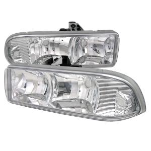 98-04 Chevrolet S10/BLAZER CHROME HOUSING HEADLIGHTS Spec D Euro Headlights (Chrome)