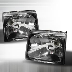 97-99 TOYOTA TACOMA CRYSTAL HOUSING HEADLIGHTS BLACK Spec D Crystal Euro Headlights (Black)